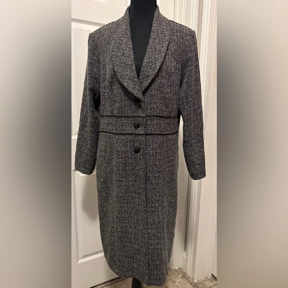 Danny & Nicole Gray Women's Coat - Picture 1 of 10